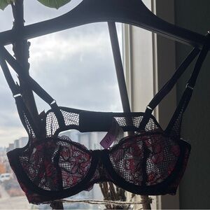 Adore Me sheer unlined balconnette bra
